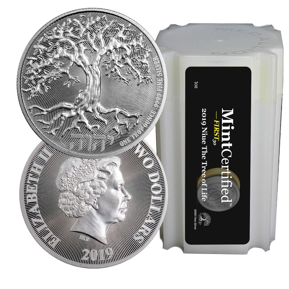 2019\u0020Tree\u0020of\u0020Life\u0020Silver\u0020Coin\u0020Tube\u0020\u002D\u0020MintCertified\u0020FIRST30