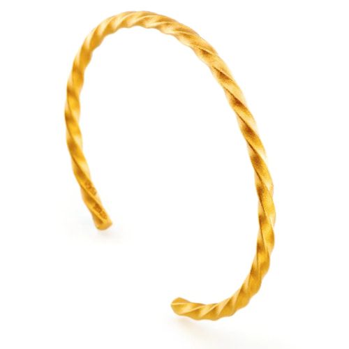 1 oz Nebü 24K Gold Bullion Twist Bangle