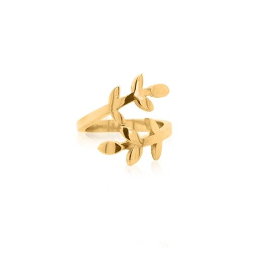 Gold\u0020Olive\u0020Branch\u0020Ring\u0020\u002D\u0020SD24K