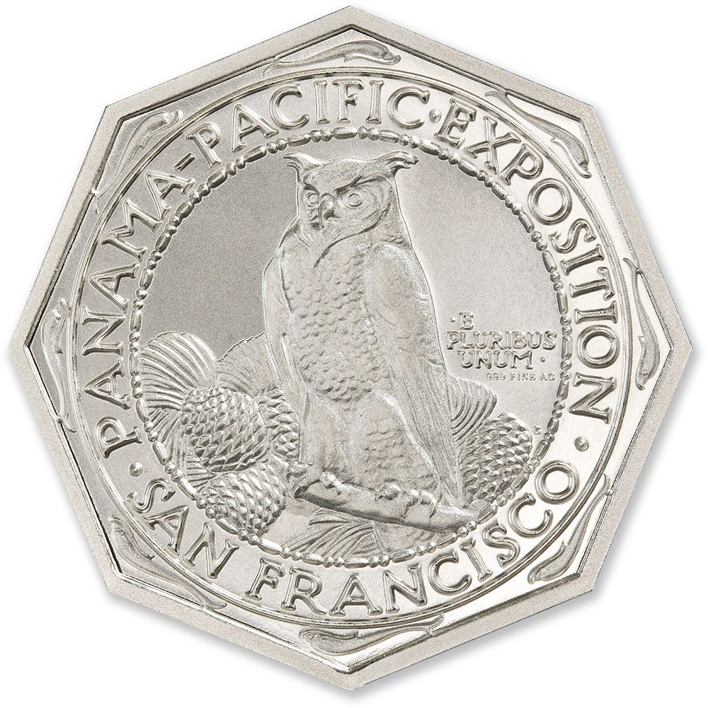 2 oz Intaglio Mint Pan-Pac Octagonal Tribute Silver Round | SD Bullion