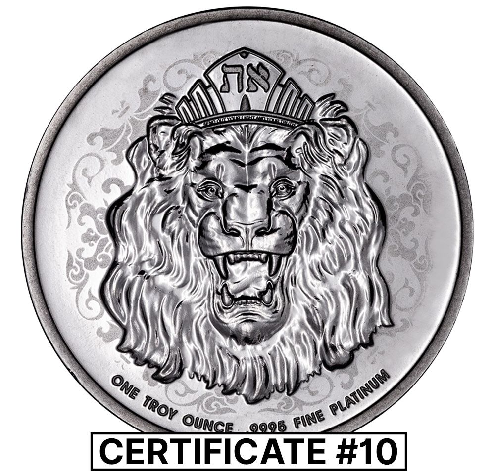 2022\u00201\u0020oz\u0020Roaring\u0020Lion\u0020Reverse\u0020Proof\u0020Platinum\u0020Coin\u0020\u002D\u0020COA\u0020\u002310