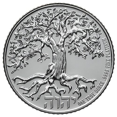Buy 2024 1 oz Tree of Life Reverse Proof Platinum Coin w/ Box and