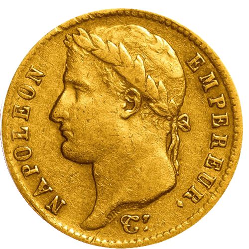 20 Franc French Gold Coin Avg Circulated - Random Year