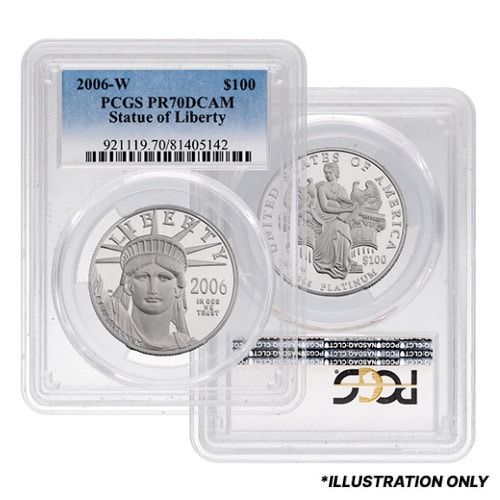 NGC\u002FPCGS\u0020PF\u002FPR\u002D70\u00201\u0020oz\u0020American\u0020Platinum\u0020Eagle\u0020Proof\u0020Coin\u0020\u002D\u0020Random\u0020Year