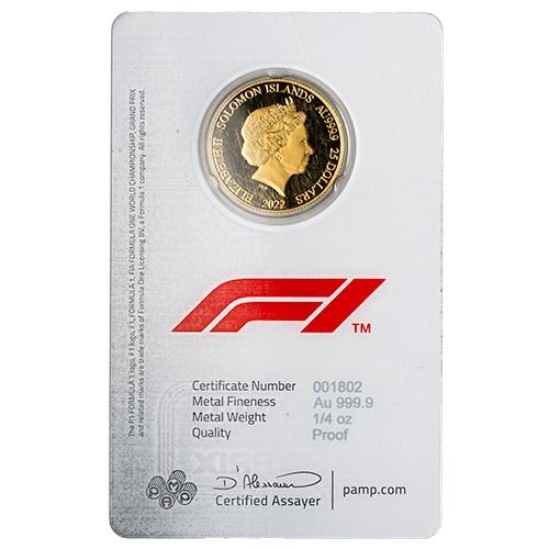 1/4 oz Formula 1® Miami Grand Prix Gold Coin - Random Year