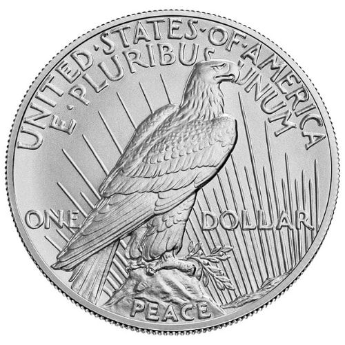 2023 Peace Silver Dollar with Box & COA