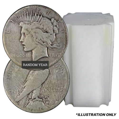1922\u002D1935\u0020Cull\u0020Peace\u0020Silver\u0020Dollar\u0020\u0028Tube\u0020of\u002020\u0029