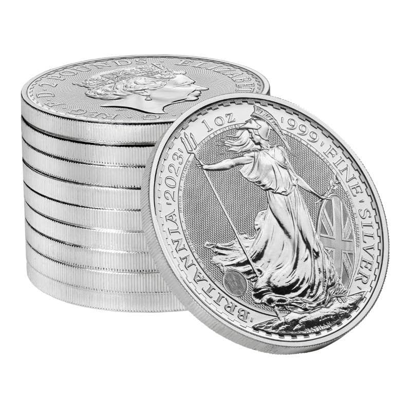 Buy 2023 1 oz Silver Britannia Coins - SD Bullion