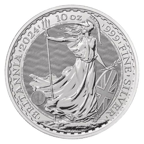 2024\u002010\u0020oz\u0020Silver\u0020Britannia\u0020Coin\u0020BU
