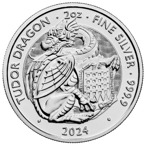 2024\u00202\u0020oz\u0020The\u0020Tudor\u0020Dragon\u0020Silver\u0020Coin\u0020\u002D\u0020Tudor\u0020Beast