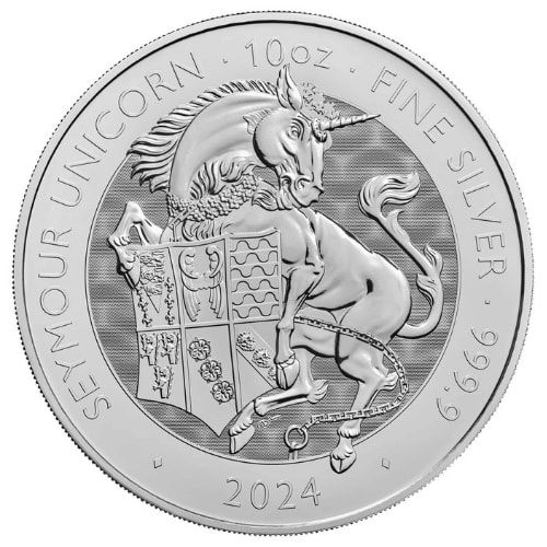 2024\u002010\u0020oz\u0020Tudor\u0020Beast\u0020The\u0020Seymour\u0020Unicorn\u0020Silver\u0020Coin