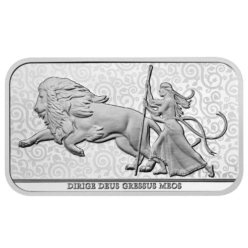 Una and the Lion 2021 1oz シルバーコイン SAINT HELENA UNA & LION 2021 Gold Black Empire Silver Coin