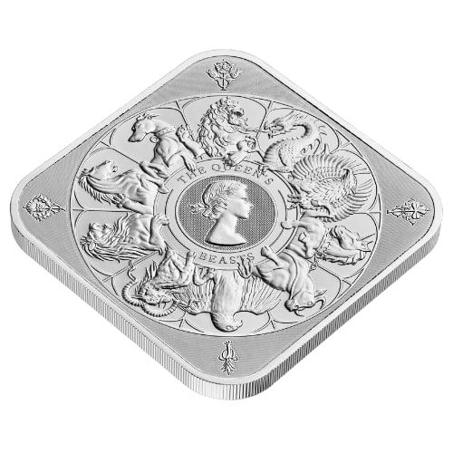 Buy 10 oz The Queen's Beast Completer Silver Bar | SD Bullion