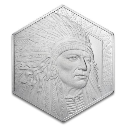 10\u0020oz\u0020Buffalo\u0020Warrior\u0020Hexagon\u0020Silver\u0020Bar