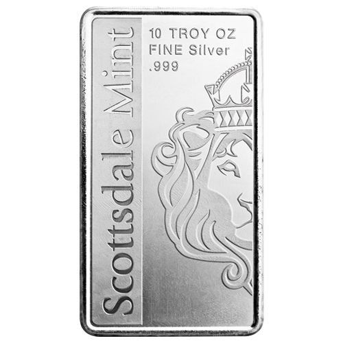 銀製　silver 18本セット Buy 10 oz Scottsdale Mint Silver Bar - Archangel Michael | SD Bullion