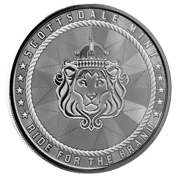 1 oz Scottsdale Mint Cowboy Silver Round