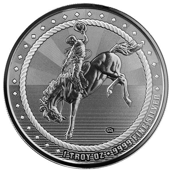 Buy 1 oz Scottsdale Mint Cowboy Silver Round - Tube of 20 | SD Bullion