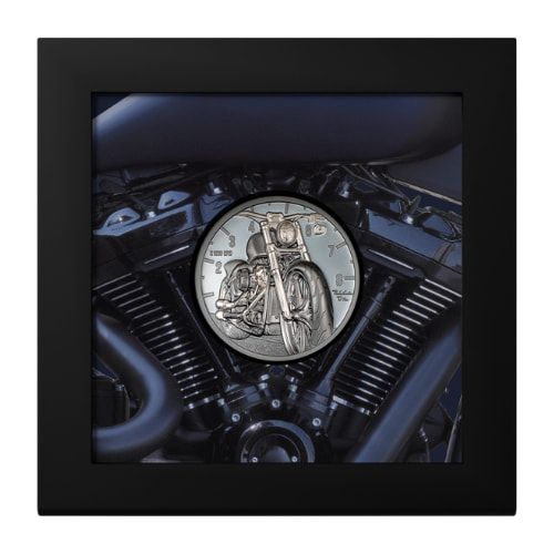 2024\u00202\u0020oz\u0020Cook\u0020Islands\u0020Motorbike\u0020Black\u0020Proof\u0020Silver\u0020Coin