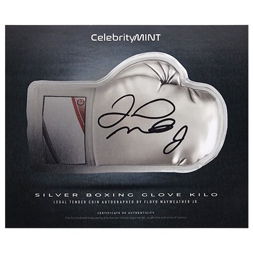 Buy 2025 1 Kilo Celebrity Mint Floyd Mayweather Silver Boxing