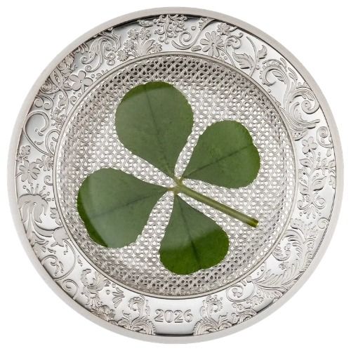 2006年 5ドル 銀貨 An Ounce of Luck 四つ葉のクローバー Buy 2026 1 oz Four Leaf Clover - Ounce of Luck Proof Silver Coin