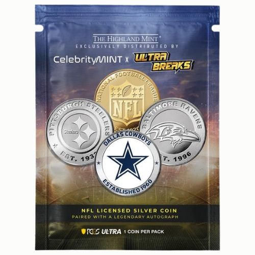 Celebrity\u0020Mint\u0020x\u0020UltraBreaks\u003A\u0020Silver\u0020PCGS\u0020NFL\u0020Hall\u0020of\u0020Fame\u00201\u0020oz\u0020Round