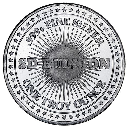 1 oz SD Bullion Silver Freedom Round - Old Design