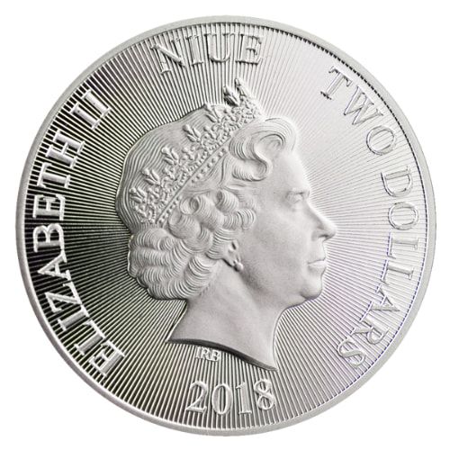 2018 Roaring Lion Niue Silver Coin 1 oz | SD Bullion Exclusive