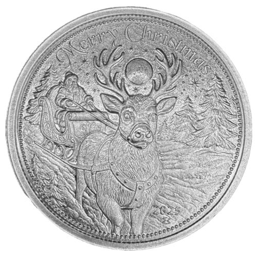 1\u0020oz\u0020Merry\u0020Christmas\u0020Silver\u0020Round