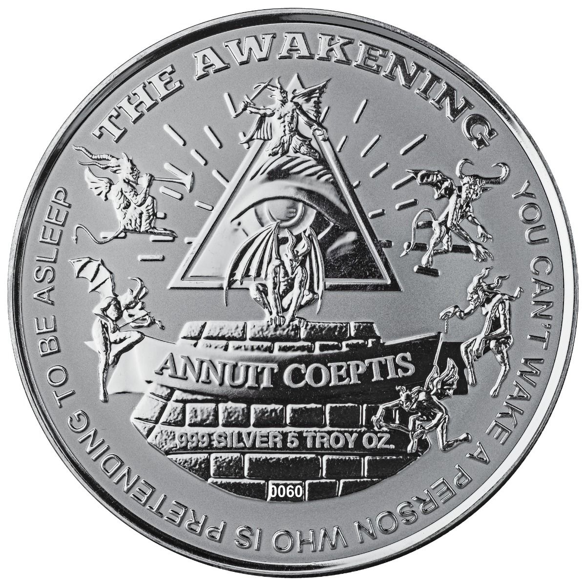 Buy 5 oz Luxuria - Lust: Seven Deadly Sins Silver Reverse Proof - The  Awakening Series | SD Bullion