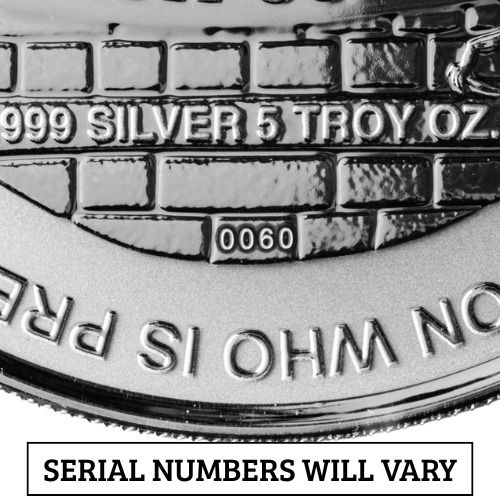5 oz Ira - Wrath: Seven Deadly Sins Silver Reverse Proof - The