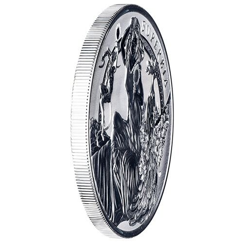Buy 5 oz Superbia - Vanity: Seven Deadly Sins Silver Reverse Proof