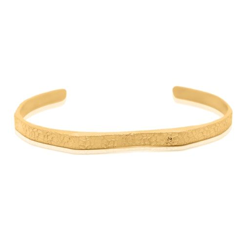 Gold\u0020Signet\u0020Wrist\u0020Cuff\u0020Hammered\u0020Bangle\u0020\u002D\u0020SD24K