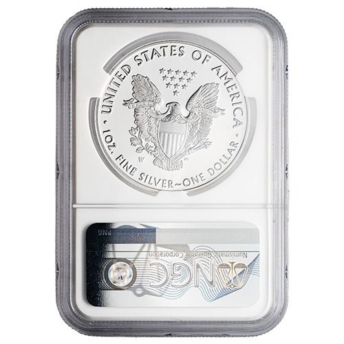 2008 NGC MS-69 American Silver Eagle Coin (Brown Label)