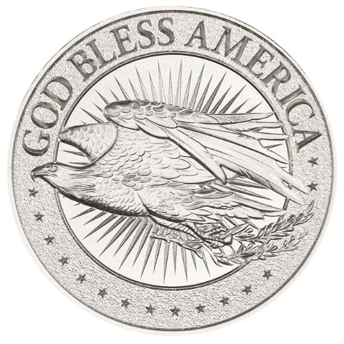 Qanon銀貨　B 1オンス　BU 1枚 1 oz Intaglio Qanon Silver Round | SD Bullion