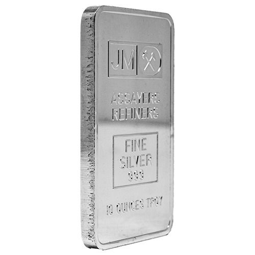 Buy 10 oz Johnson Matthey Struck (Extruded) Silver Bar | SD