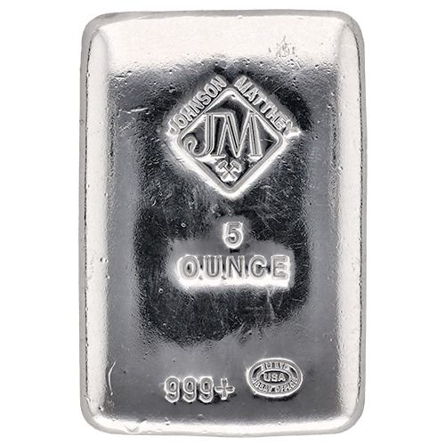 5\u0020oz\u0020Johnson\u0020Matthey\u0020Poured\u0020Silver\u0020Bar