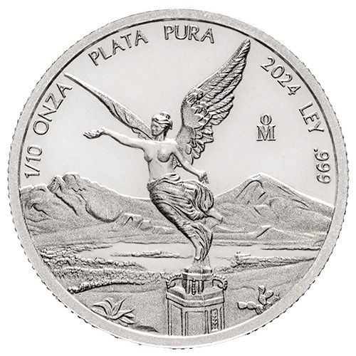2024\u00201\u002F10\u0020oz\u0020Mexican\u0020Libertad\u0020Silver\u0020Coin\u0020BU
