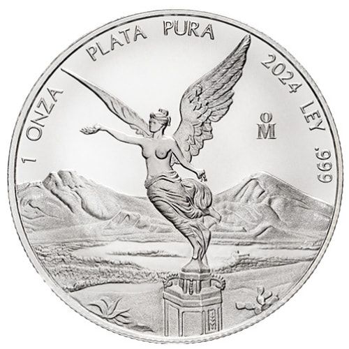 2024 1 oz Mexican Silver Libertad Coin BU