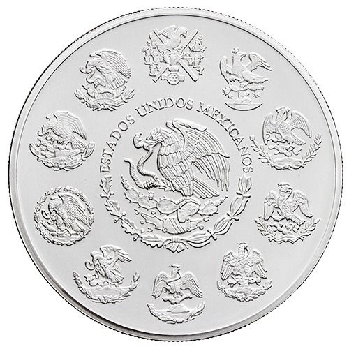 2024 1 Kilo Mexican Libertad Silver Coin Reverse