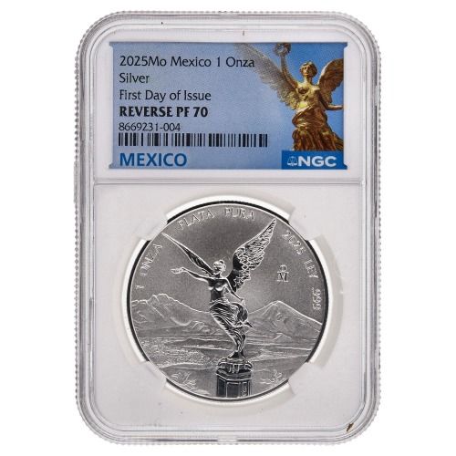 Buy 2025 NGC PF-70 First Day of Issue 1 oz Mexican Silver Libertad