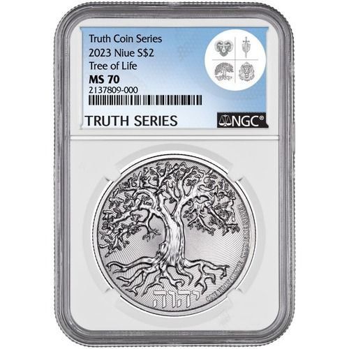 2023\u00201\u0020oz\u0020NGC\u0020MS\u002D70\u0020Tree\u0020of\u0020Life\u0020Silver\u0020Coin