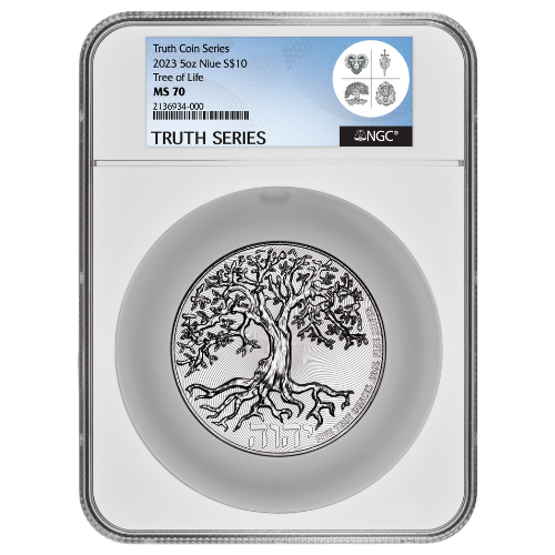 2023\u0020NGC\u0020MS\u002D70\u00205\u0020oz\u0020Tree\u0020of\u0020Life\u0020Silver\u0020Coin\u0020\u002D\u0020High\u0020Relief