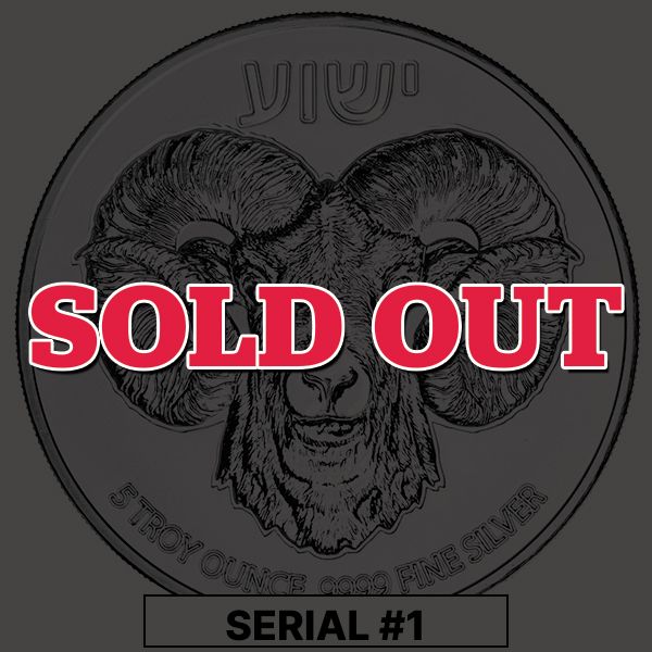 2024\u00205\u0020oz\u0020Ram\u0020of\u0020Calvary\u0020High\u0020Relief\u0020Silver\u0020Coin\u0020\u002D\u0020Serial\u0020\u00231