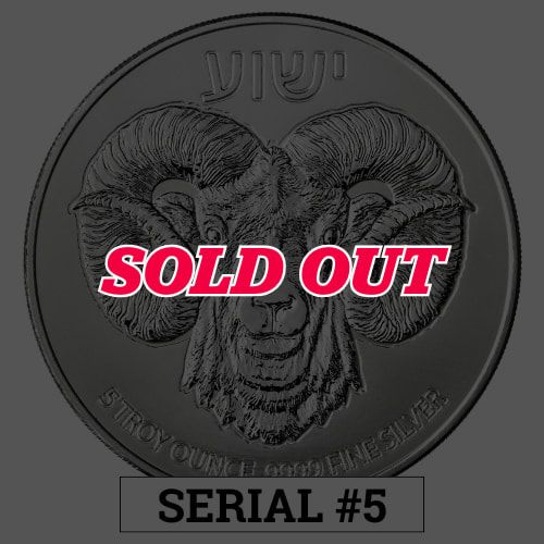 2025\u00205\u0020oz\u0020Ram\u0020of\u0020Calvary\u0020High\u0020Relief\u0020Silver\u0020Coin\u0020\u002D\u0020Serial\u0020\u00235