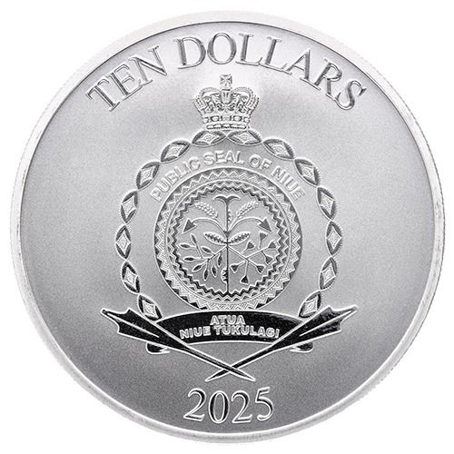 2025 5 oz Tree of Life High Relief Silver Coin