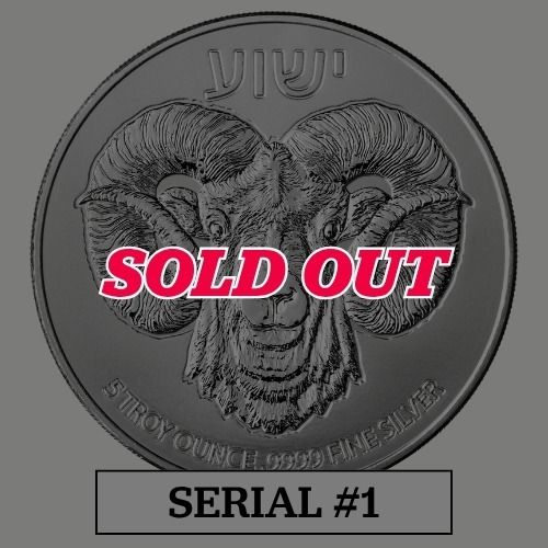 2026\u00205\u0020oz\u0020Ram\u0020of\u0020Calvary\u0020High\u0020Relief\u0020Silver\u0020Coin\u0020\u002D\u0020Serial\u0020\u00231