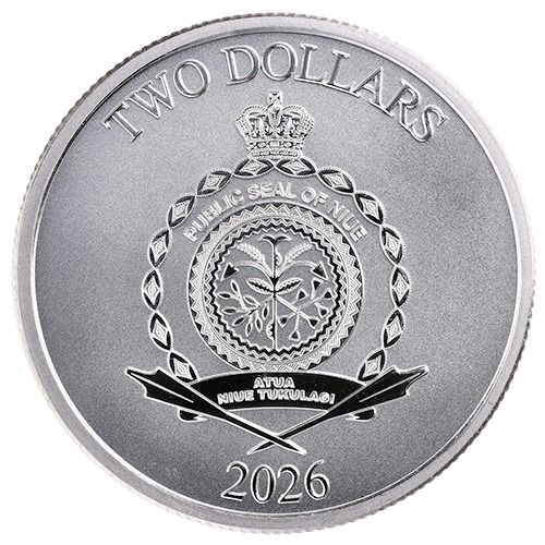 2026 1 oz Roaring Lion Silver Coin