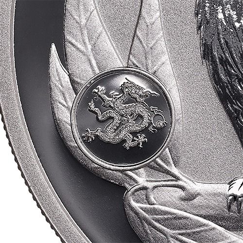 Buy 2012 1 oz Australian Kookaburra Silver Coin with Dragon Privy
