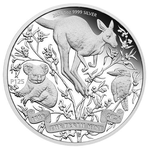 Buy 2024 Australian Perth Mint's 125th Anniversary 4-Coin Silver