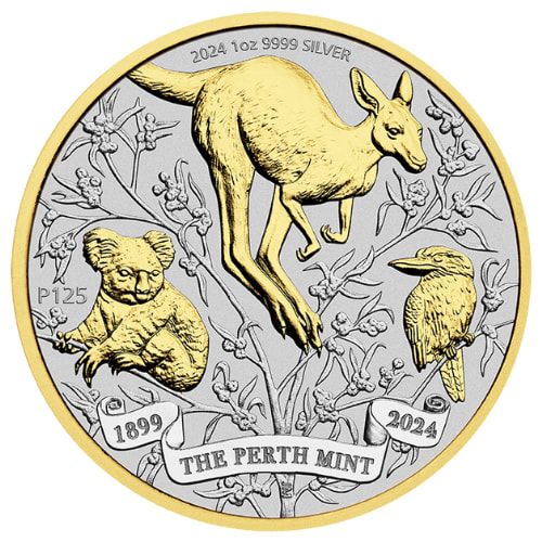 Buy 2024 Australian Perth Mint's 125th Anniversary 4-Coin Silver